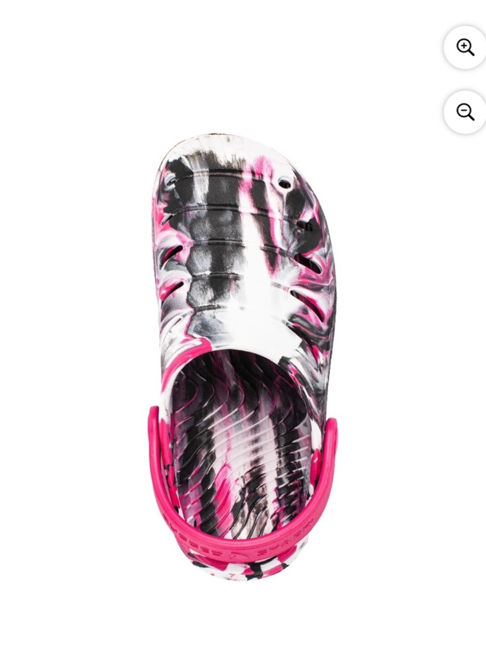 Rugged Shark Big Girls' Swivel-Strap EVA Clogs Hot Pink shoes Size 3 NWT